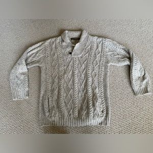 Inis Crafts Wool Fisherman Sweater